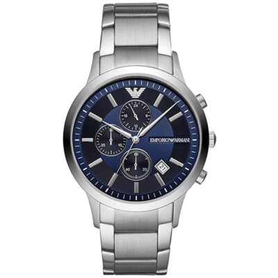 Emporio Armani Men's Blue Chronograph Watch - AR11164